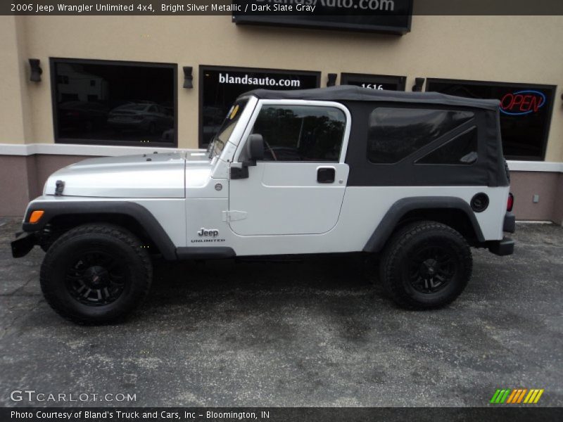 Bright Silver Metallic / Dark Slate Gray 2006 Jeep Wrangler Unlimited 4x4