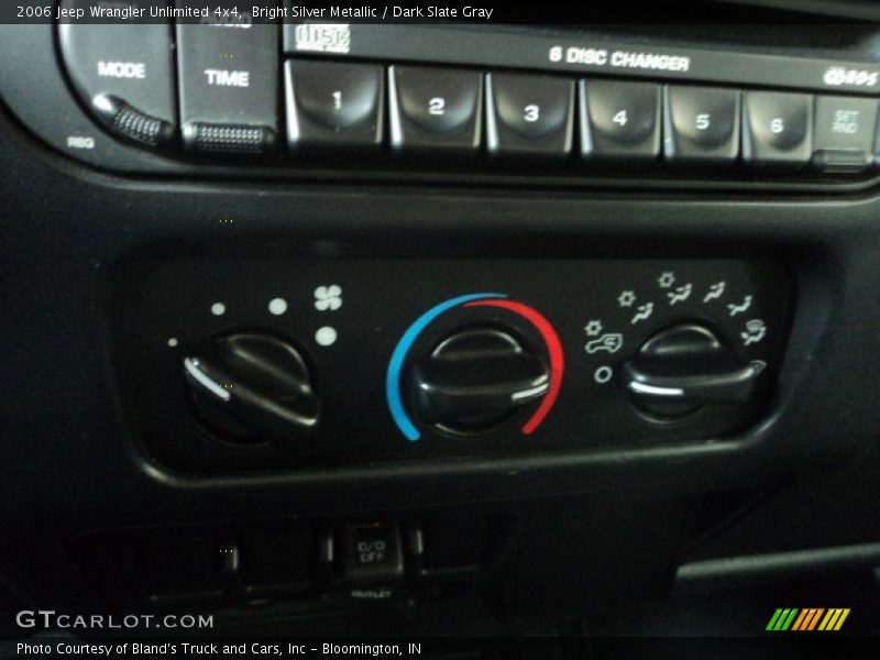 Bright Silver Metallic / Dark Slate Gray 2006 Jeep Wrangler Unlimited 4x4