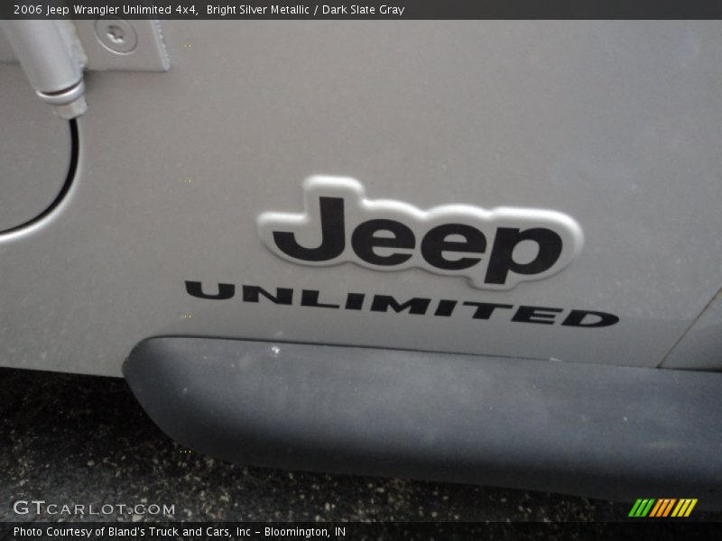 Bright Silver Metallic / Dark Slate Gray 2006 Jeep Wrangler Unlimited 4x4