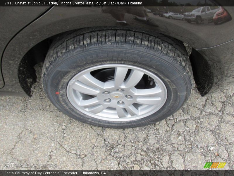 Mocha Bronze Metallic / Jet Black/Dark Titanium 2015 Chevrolet Sonic LT Sedan