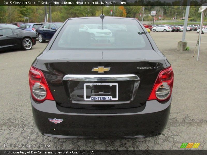 Mocha Bronze Metallic / Jet Black/Dark Titanium 2015 Chevrolet Sonic LT Sedan