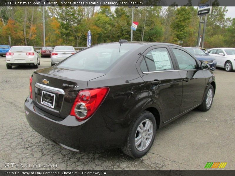 Mocha Bronze Metallic / Jet Black/Dark Titanium 2015 Chevrolet Sonic LT Sedan