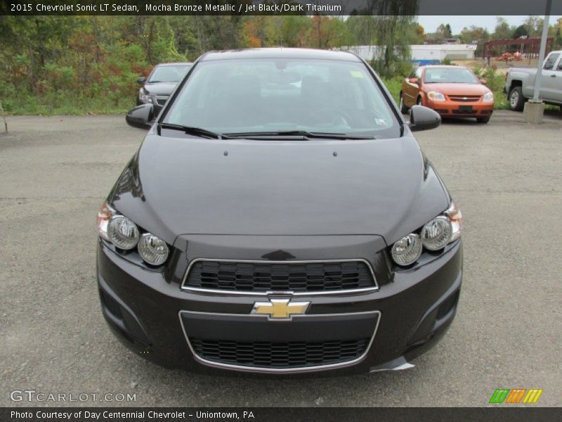 Mocha Bronze Metallic / Jet Black/Dark Titanium 2015 Chevrolet Sonic LT Sedan