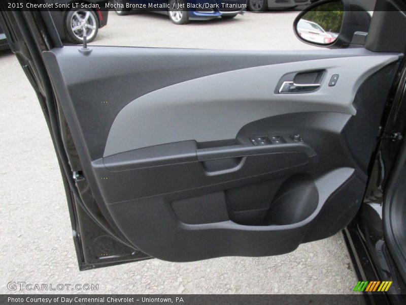 Mocha Bronze Metallic / Jet Black/Dark Titanium 2015 Chevrolet Sonic LT Sedan