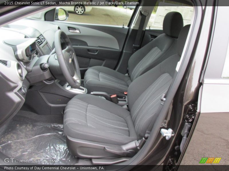 Mocha Bronze Metallic / Jet Black/Dark Titanium 2015 Chevrolet Sonic LT Sedan