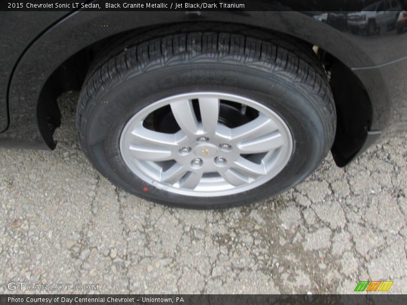 Black Granite Metallic / Jet Black/Dark Titanium 2015 Chevrolet Sonic LT Sedan