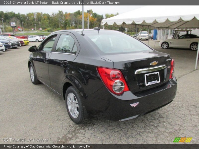 Black Granite Metallic / Jet Black/Dark Titanium 2015 Chevrolet Sonic LT Sedan