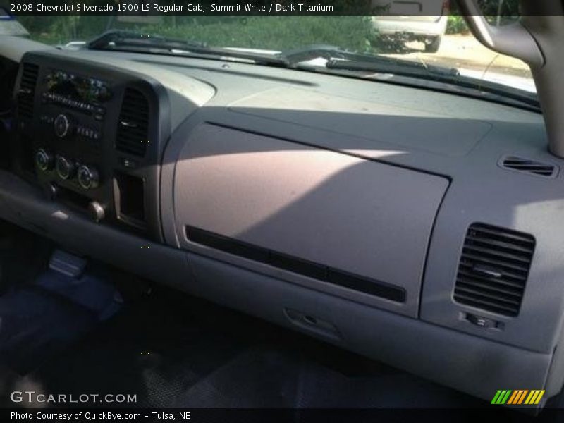 Summit White / Dark Titanium 2008 Chevrolet Silverado 1500 LS Regular Cab