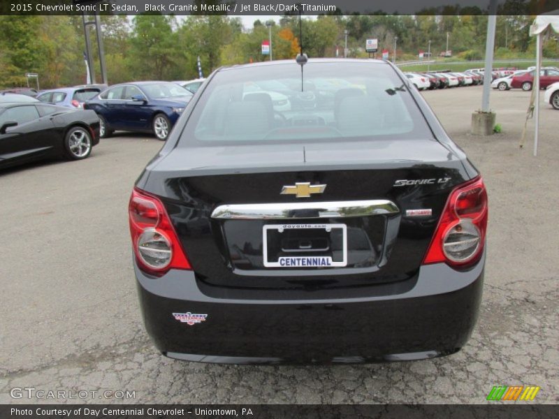 Black Granite Metallic / Jet Black/Dark Titanium 2015 Chevrolet Sonic LT Sedan