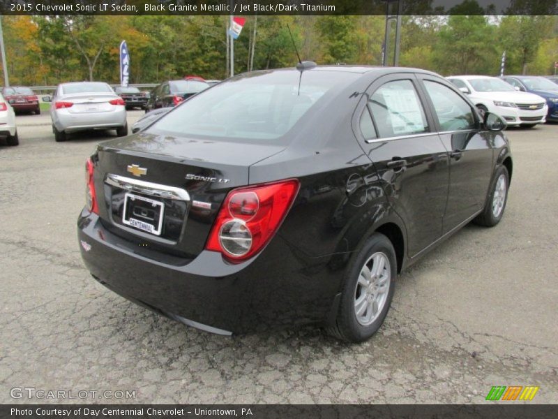 Black Granite Metallic / Jet Black/Dark Titanium 2015 Chevrolet Sonic LT Sedan