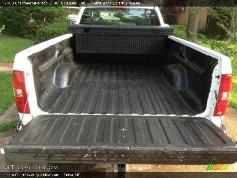 Summit White / Dark Titanium 2008 Chevrolet Silverado 1500 LS Regular Cab