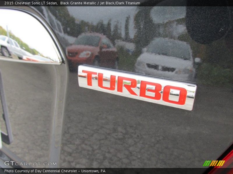 Black Granite Metallic / Jet Black/Dark Titanium 2015 Chevrolet Sonic LT Sedan
