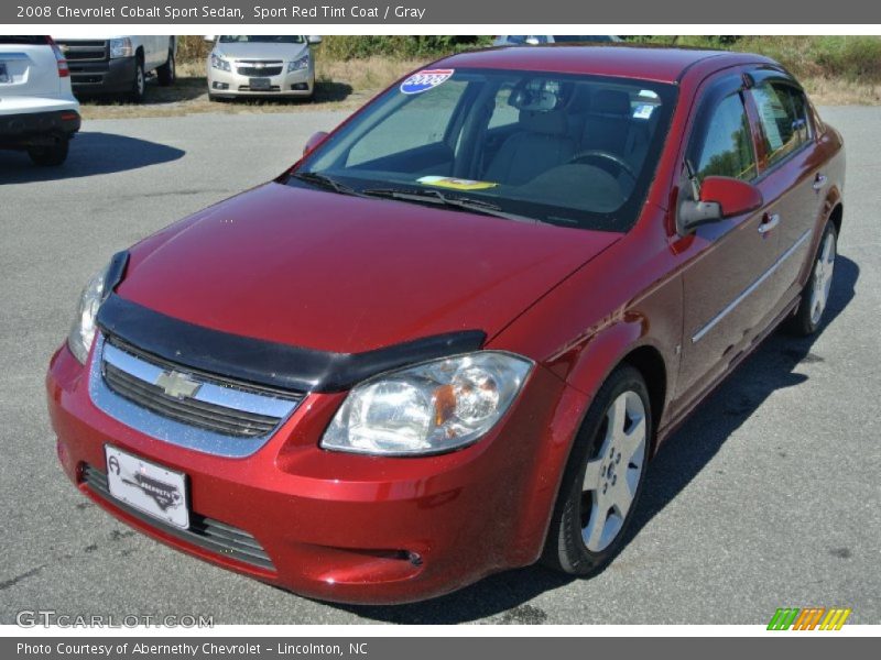 Sport Red Tint Coat / Gray 2008 Chevrolet Cobalt Sport Sedan