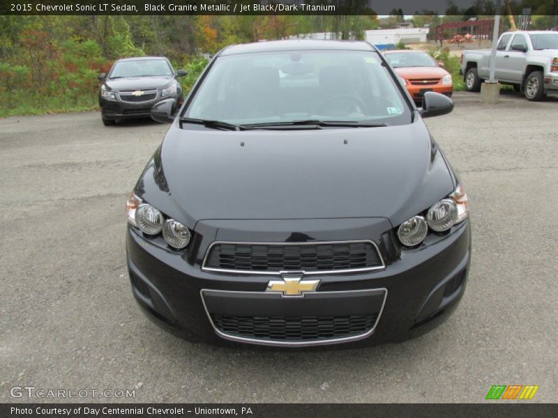 Black Granite Metallic / Jet Black/Dark Titanium 2015 Chevrolet Sonic LT Sedan