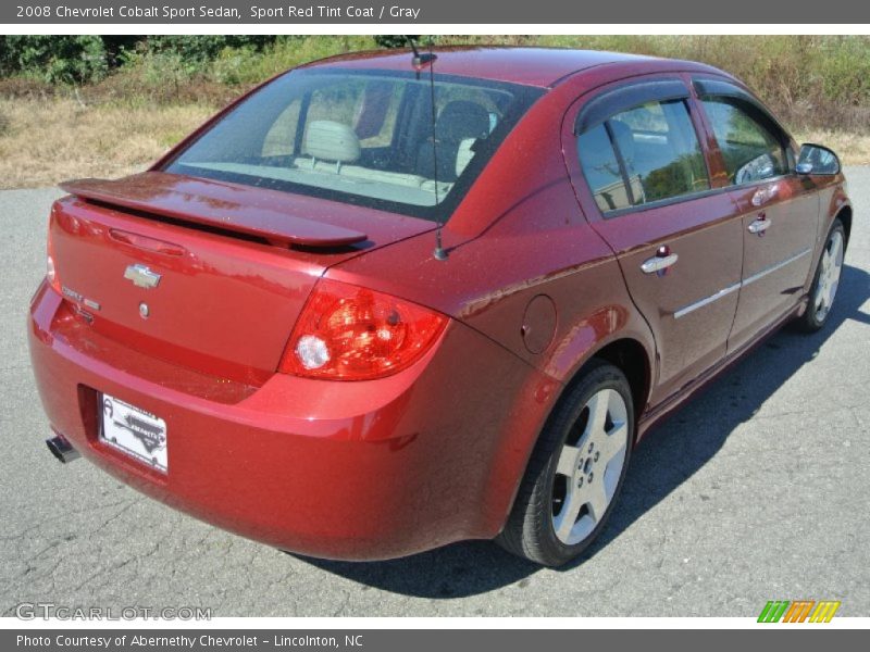 Sport Red Tint Coat / Gray 2008 Chevrolet Cobalt Sport Sedan