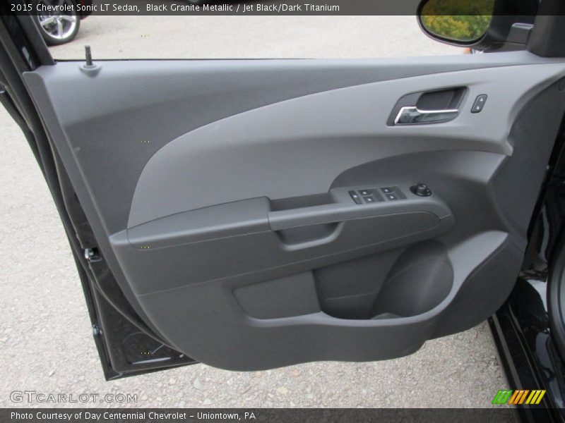 Black Granite Metallic / Jet Black/Dark Titanium 2015 Chevrolet Sonic LT Sedan
