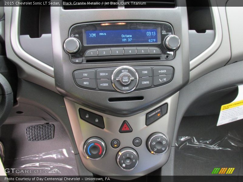 Black Granite Metallic / Jet Black/Dark Titanium 2015 Chevrolet Sonic LT Sedan