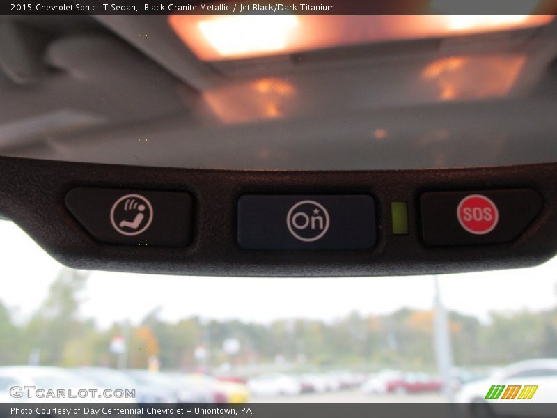 Black Granite Metallic / Jet Black/Dark Titanium 2015 Chevrolet Sonic LT Sedan