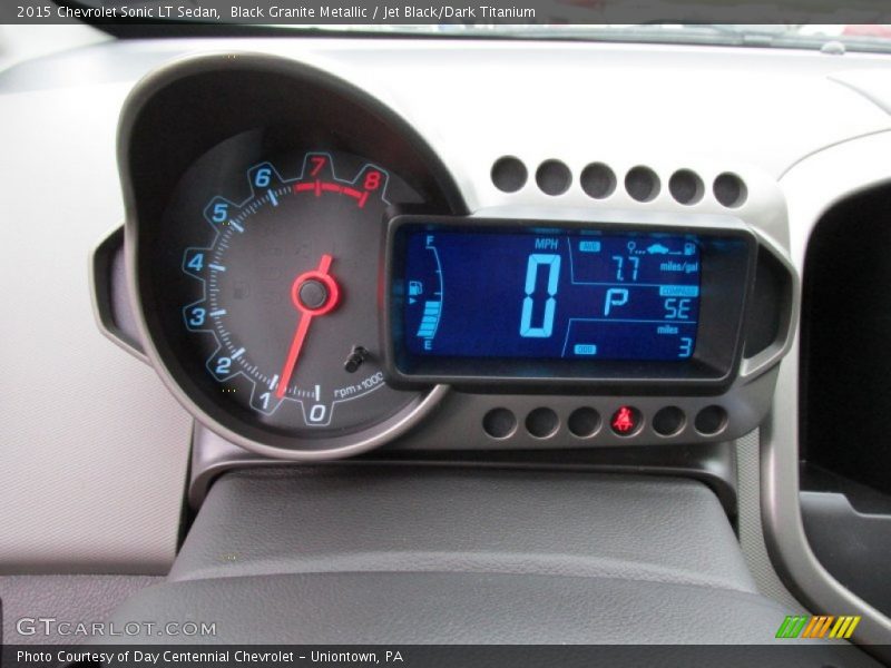 Black Granite Metallic / Jet Black/Dark Titanium 2015 Chevrolet Sonic LT Sedan