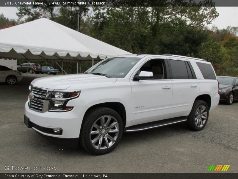 Summit White / Jet Black 2015 Chevrolet Tahoe LTZ 4WD