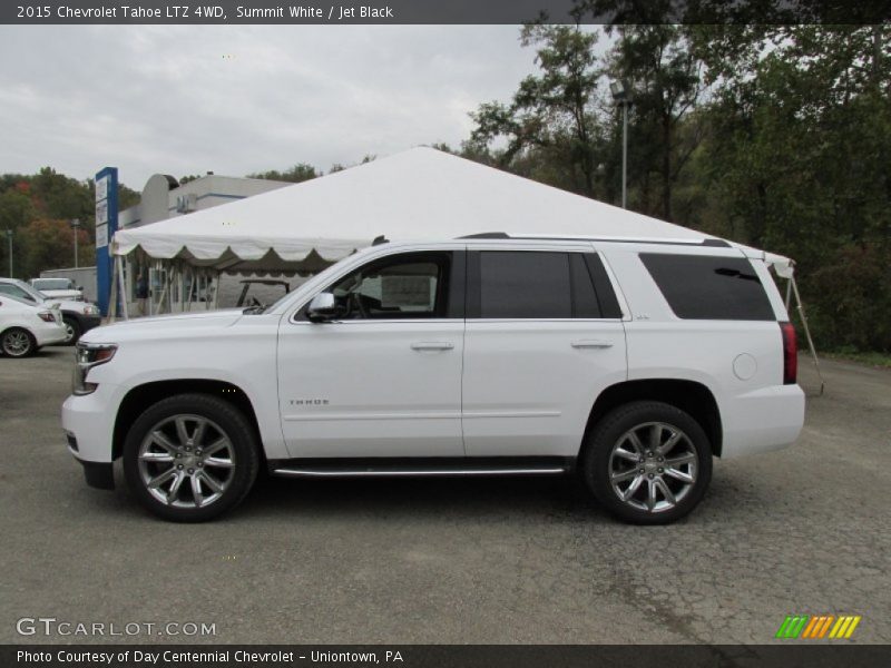 Summit White / Jet Black 2015 Chevrolet Tahoe LTZ 4WD