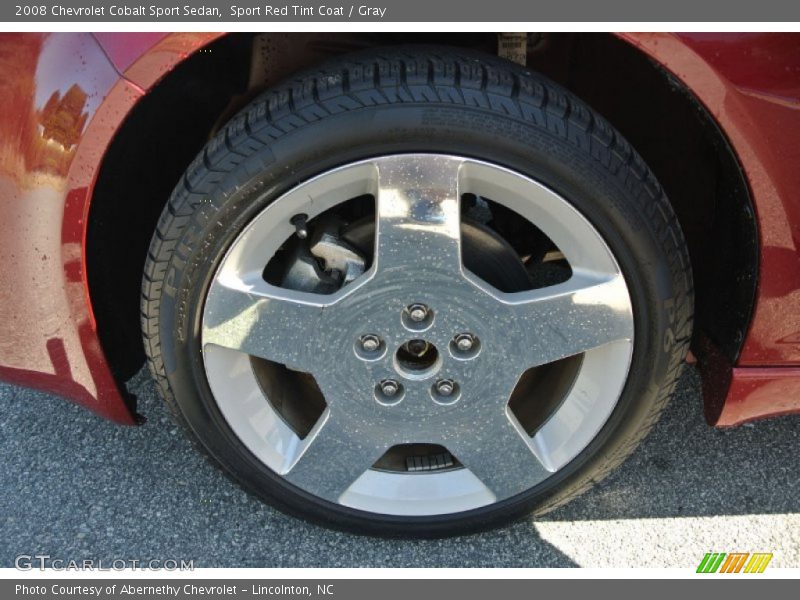 Sport Red Tint Coat / Gray 2008 Chevrolet Cobalt Sport Sedan