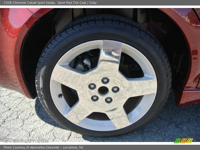 Sport Red Tint Coat / Gray 2008 Chevrolet Cobalt Sport Sedan