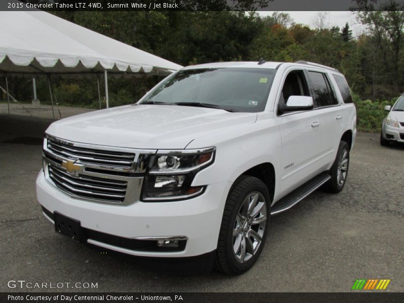 Summit White / Jet Black 2015 Chevrolet Tahoe LTZ 4WD