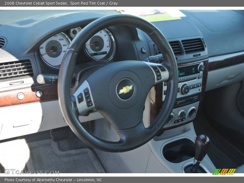 Sport Red Tint Coat / Gray 2008 Chevrolet Cobalt Sport Sedan