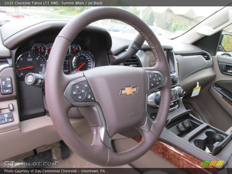 Summit White / Jet Black 2015 Chevrolet Tahoe LTZ 4WD
