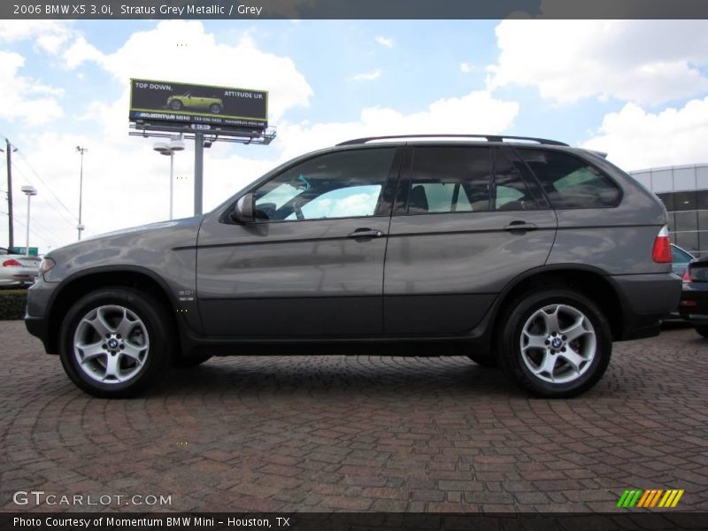 Stratus Grey Metallic / Grey 2006 BMW X5 3.0i