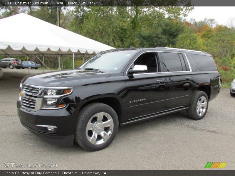 Black / Jet Black 2015 Chevrolet Suburban LTZ 4WD