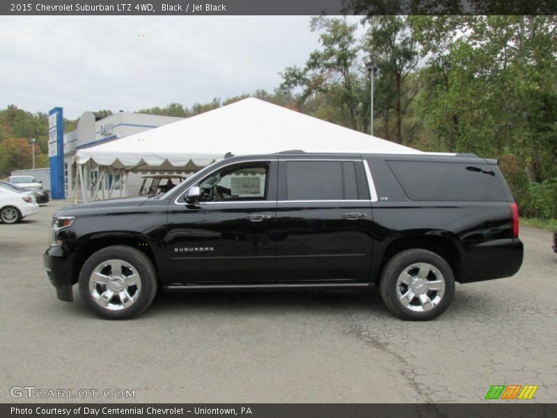 Black / Jet Black 2015 Chevrolet Suburban LTZ 4WD
