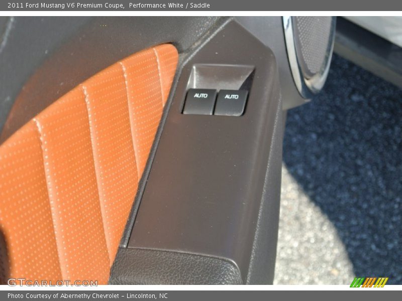 Performance White / Saddle 2011 Ford Mustang V6 Premium Coupe