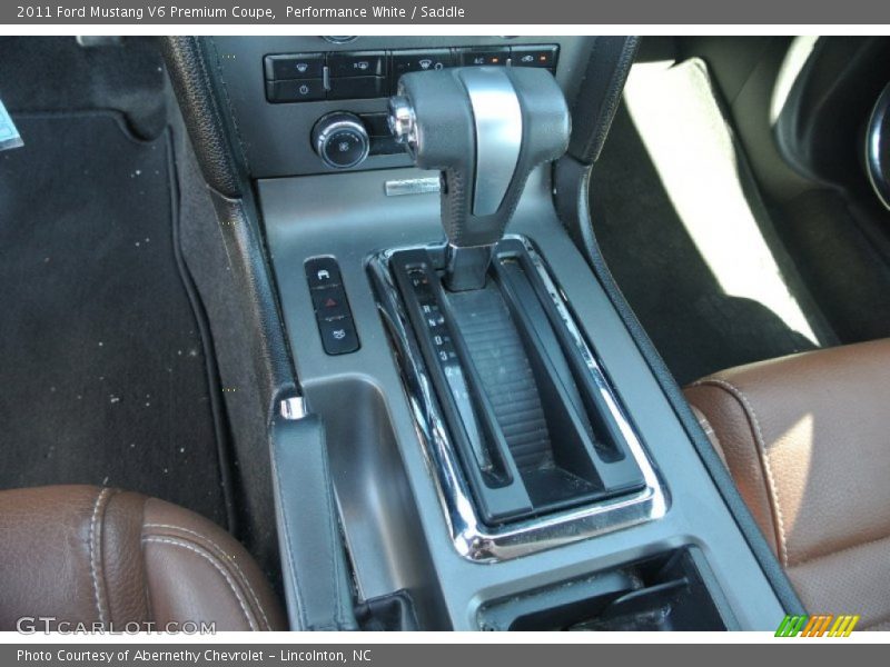 Performance White / Saddle 2011 Ford Mustang V6 Premium Coupe