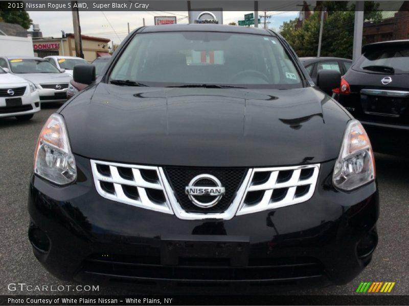 Super Black / Gray 2013 Nissan Rogue S AWD