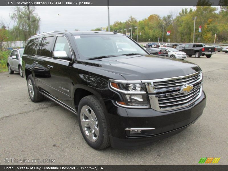 Black / Jet Black 2015 Chevrolet Suburban LTZ 4WD