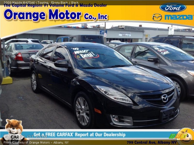 Ebony Black / Black 2009 Mazda MAZDA6 i Touring