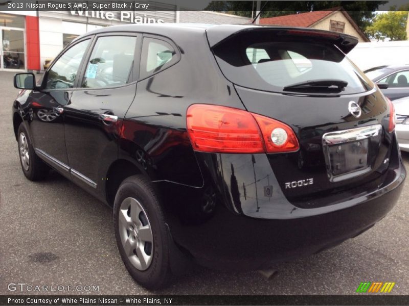 Super Black / Gray 2013 Nissan Rogue S AWD