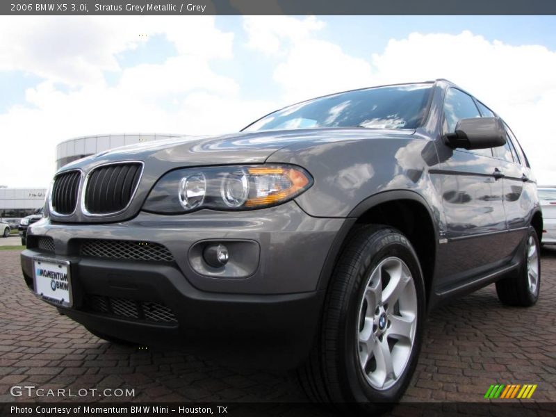 Stratus Grey Metallic / Grey 2006 BMW X5 3.0i