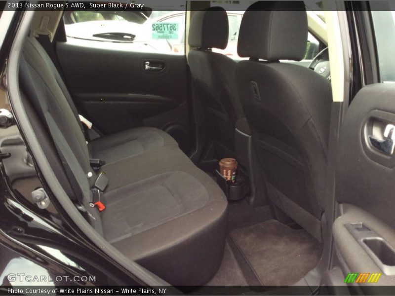 Super Black / Gray 2013 Nissan Rogue S AWD