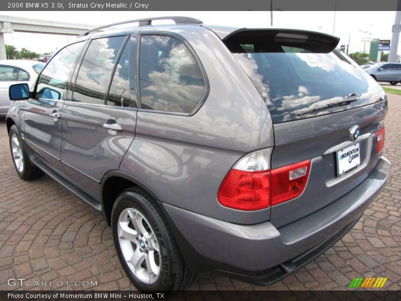 Stratus Grey Metallic / Grey 2006 BMW X5 3.0i