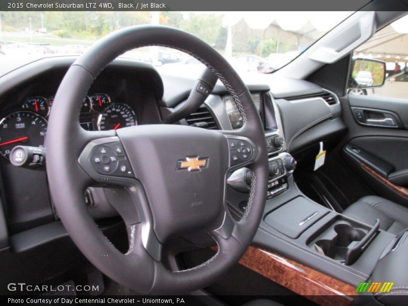 Black / Jet Black 2015 Chevrolet Suburban LTZ 4WD