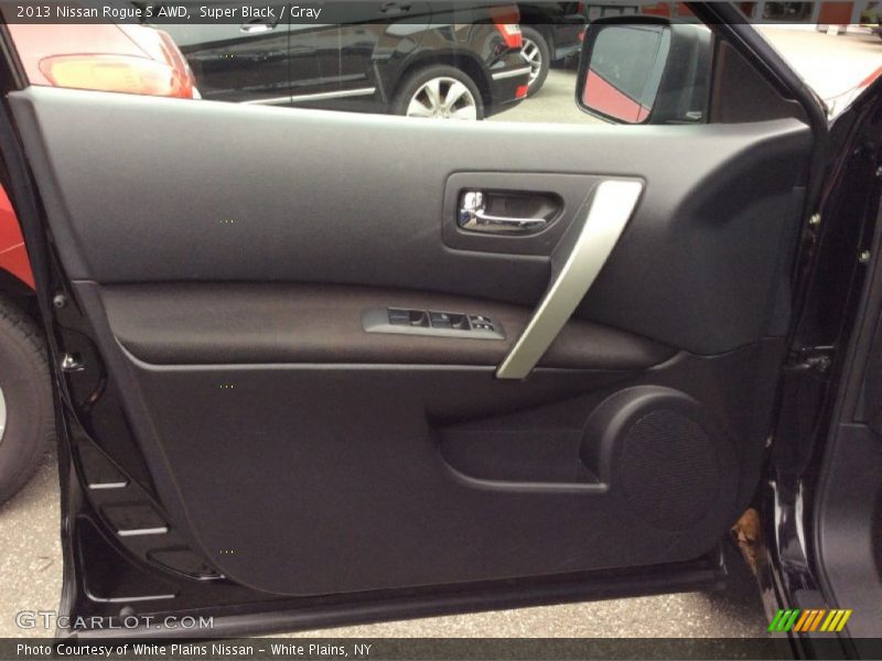 Super Black / Gray 2013 Nissan Rogue S AWD