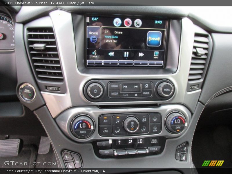 Black / Jet Black 2015 Chevrolet Suburban LTZ 4WD