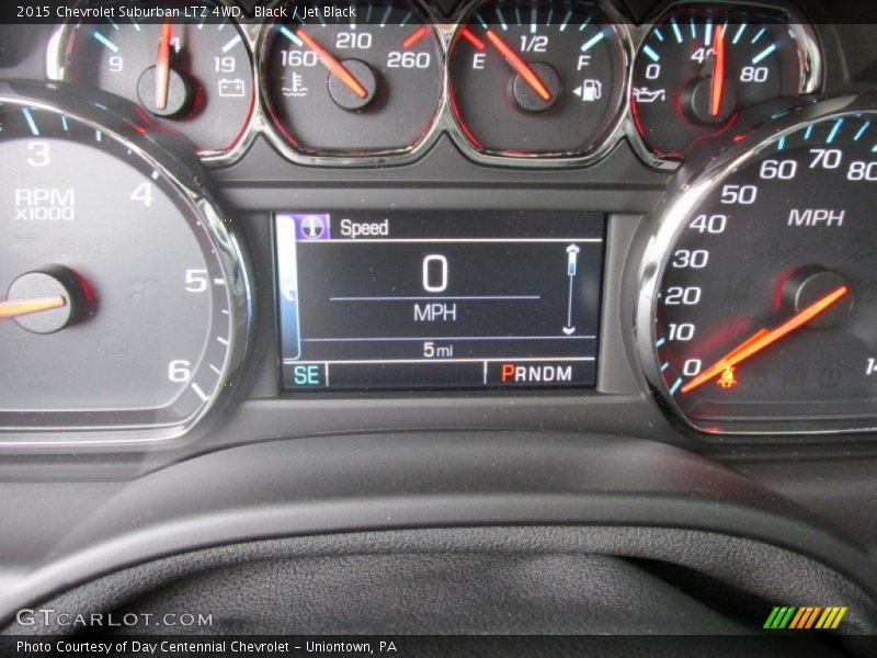 Black / Jet Black 2015 Chevrolet Suburban LTZ 4WD