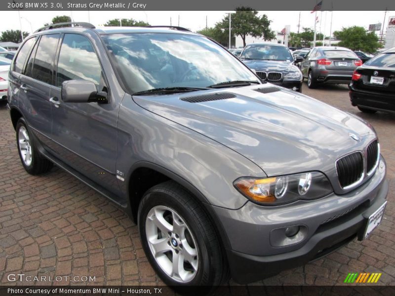 Stratus Grey Metallic / Grey 2006 BMW X5 3.0i