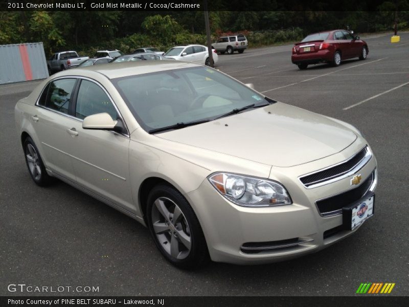 Gold Mist Metallic / Cocoa/Cashmere 2011 Chevrolet Malibu LT