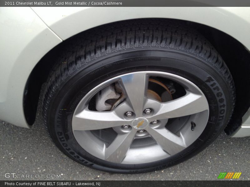 Gold Mist Metallic / Cocoa/Cashmere 2011 Chevrolet Malibu LT