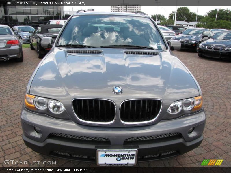 Stratus Grey Metallic / Grey 2006 BMW X5 3.0i